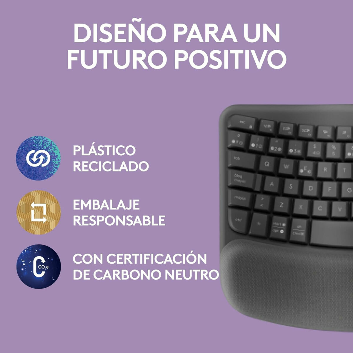 Toetsenbord Logitech 920-012296 Grafiet Spaans QWERTY